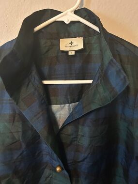 Tuckernuck Blue and Black Plaid Lightweight Blazer